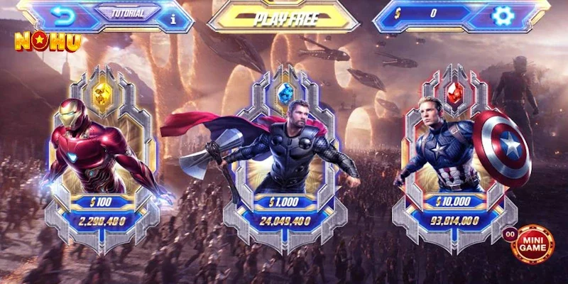 Những ưu điểm nổi bật khi chơi quay hũ Avengers